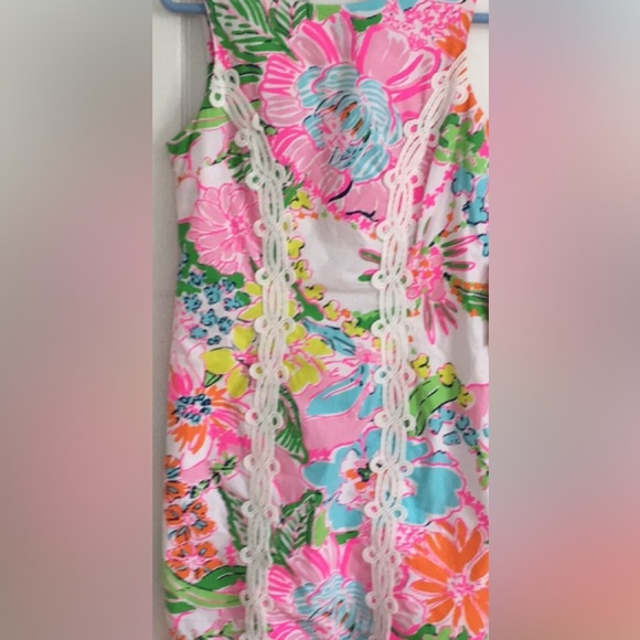 Lilly Pulitzer Pink and Orange Anniversary Dress - Picture 5 of 7